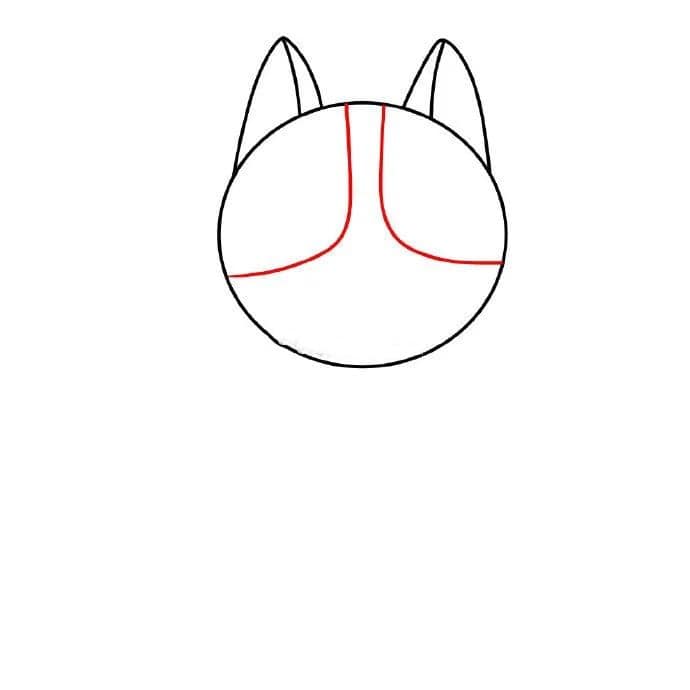 可爱的哈士奇狗狗简笔画怎么画