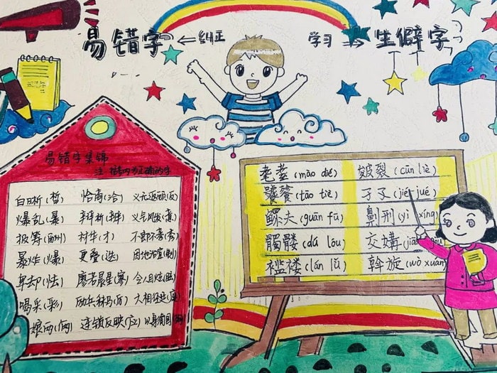 推广普通话手抄报简单又好看