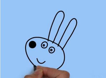 小兔瑞贝卡简笔画_兔子简笔画