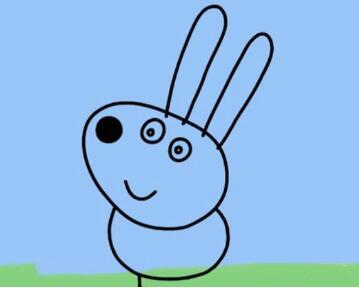 小兔瑞贝卡简笔画_兔子简笔画