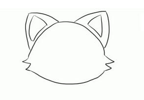 卡通狐狸简笔画步骤_动物简笔画