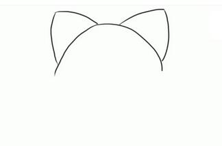 卡通狐狸简笔画步骤_动物简笔画