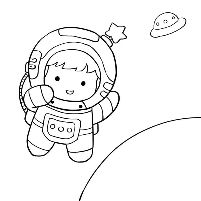 简单少儿美术课程《我的航天梦》