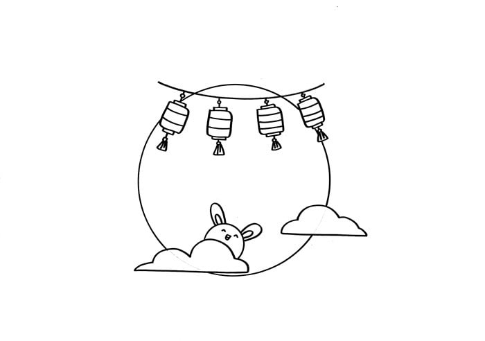 八月十五中秋节手抄报图片教程