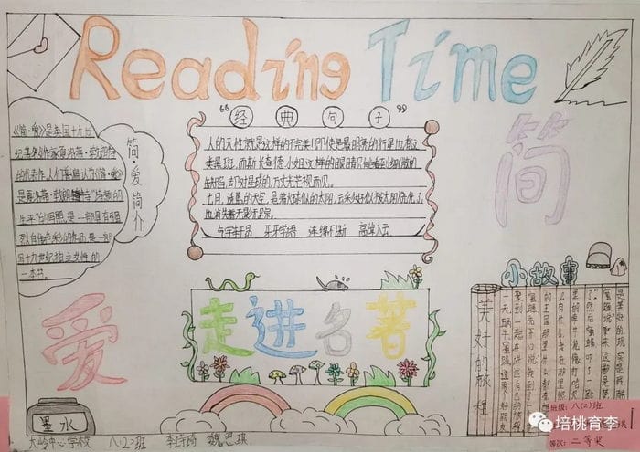 简爱手抄报简单又漂亮初中