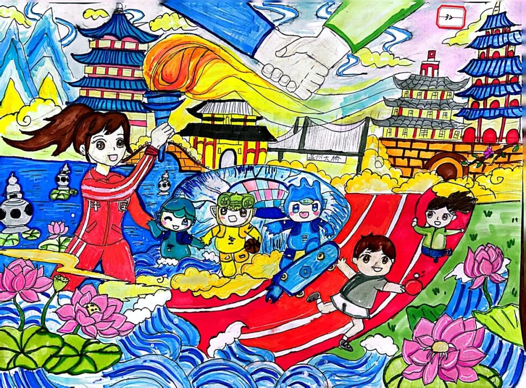2023年杭州亚运会绘画作品