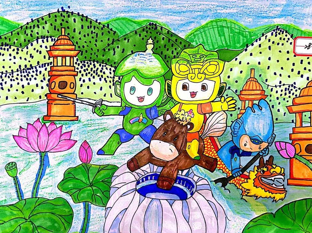 2023年杭州亚运会绘画作品
