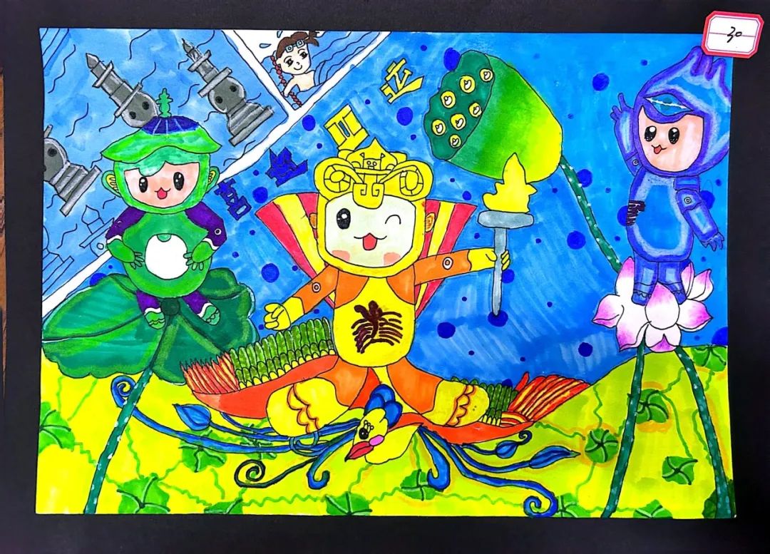 2023年杭州亚运会绘画作品