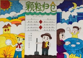 颗粒归仓我践行手抄报图片简单（精选11张）