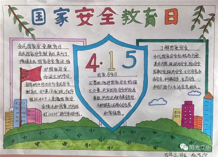 国家安全手抄报图片及内容