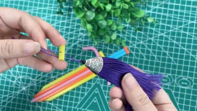 吸管吸管手工制作一把霸气十足的宝剑