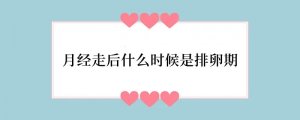 月经走后什么时候是排卵期