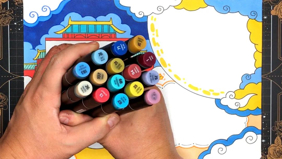 中秋节手抄报版面设计图