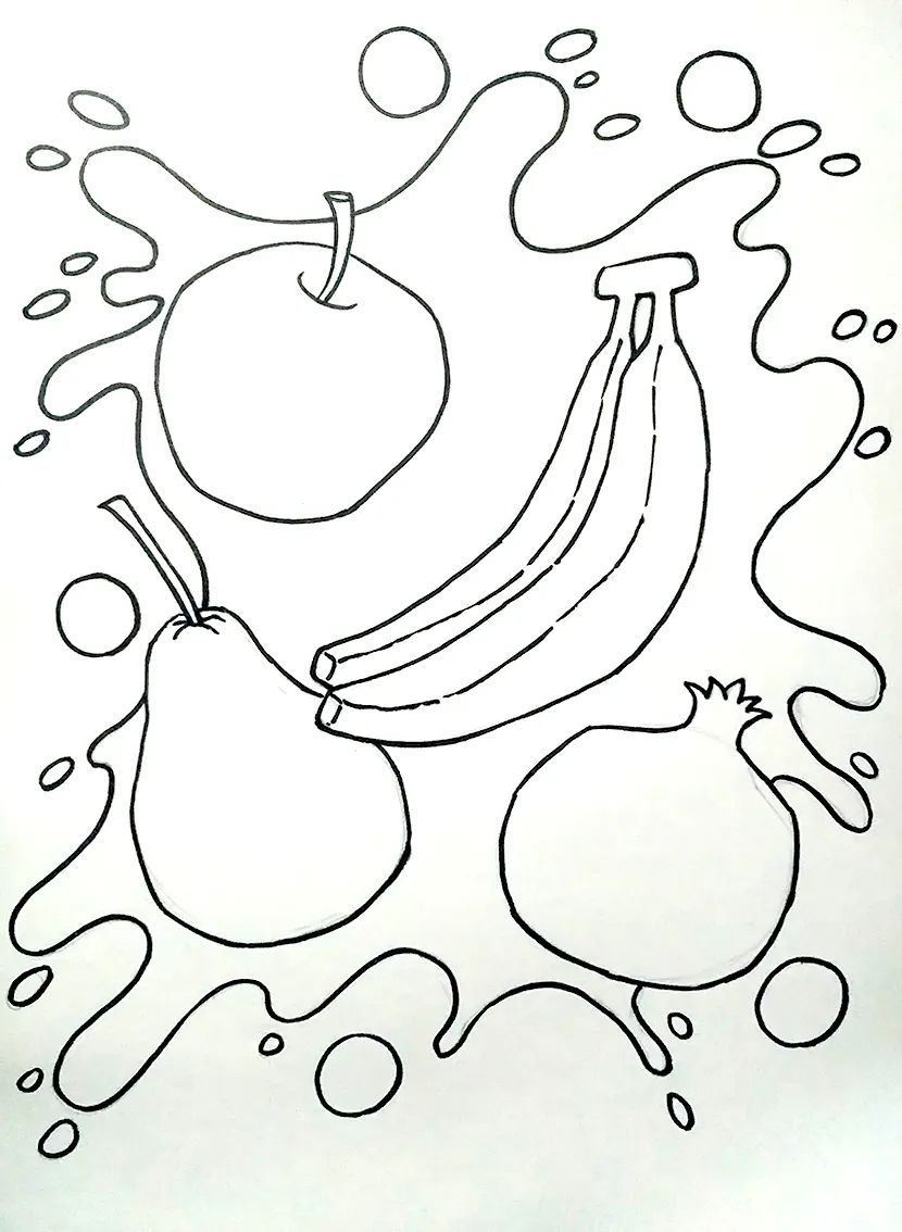 秋季硕果正当时 少儿美术课程《缤纷水果》