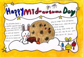 中秋节英语手抄报图片简单又漂亮（精选10张）