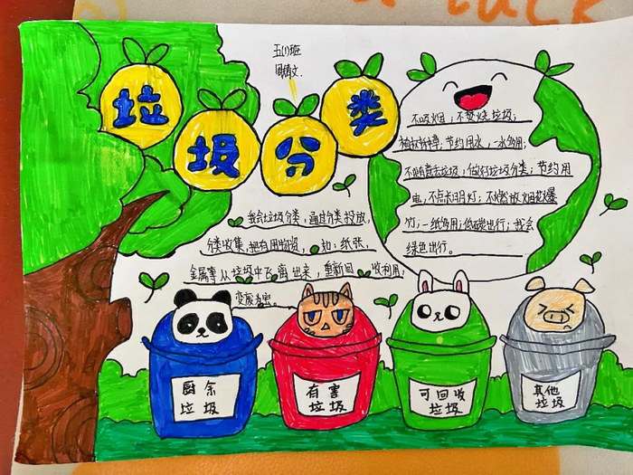 绿色低碳节能先行手抄报图片及内容小学生