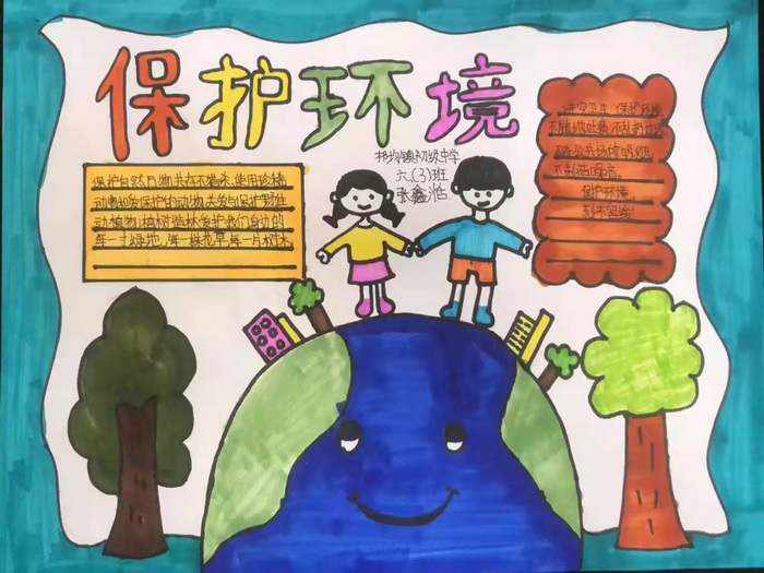 绿色低碳节能先行手抄报图片及内容小学生