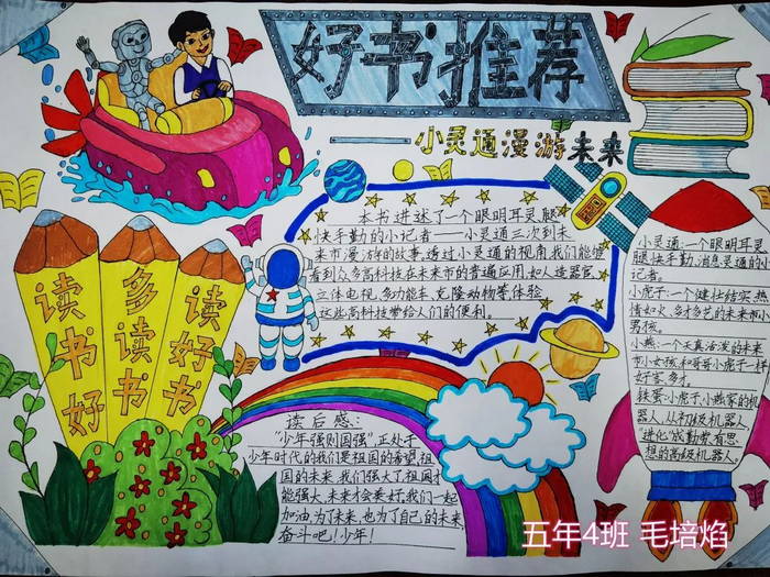 好书推荐手抄报 简单漂亮