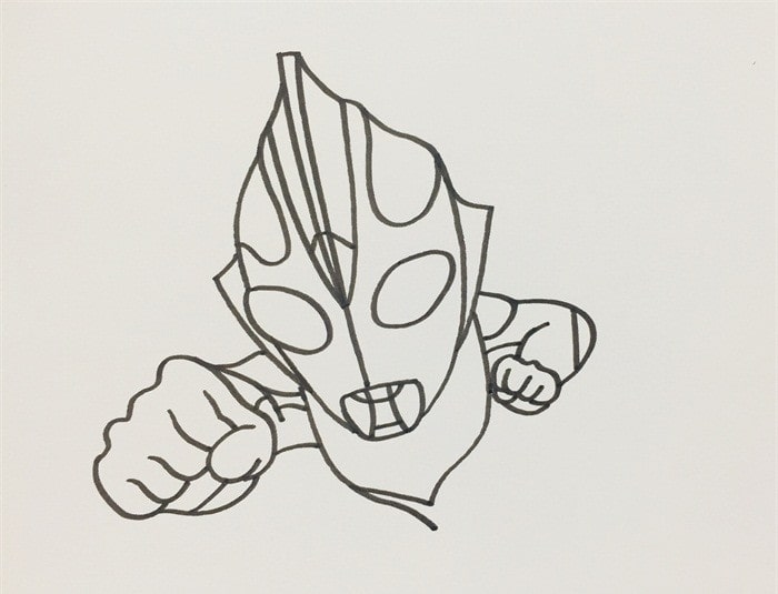 迪迦奥特曼简笔画怎么画