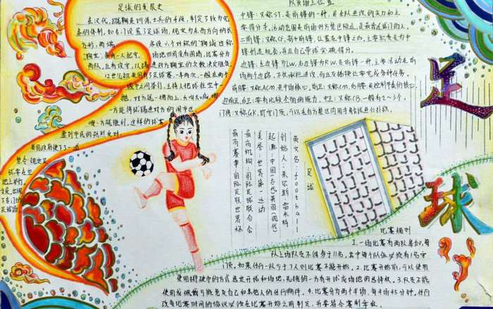 关于体育的手抄报图片及内容