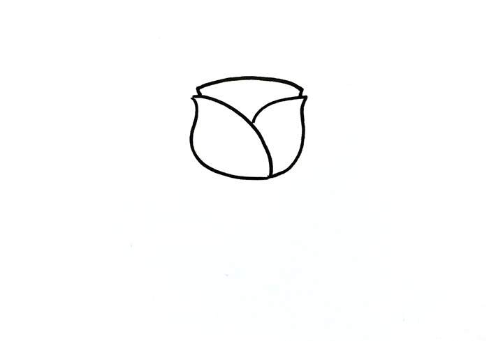 儿童画玫瑰花简笔画怎么画简单