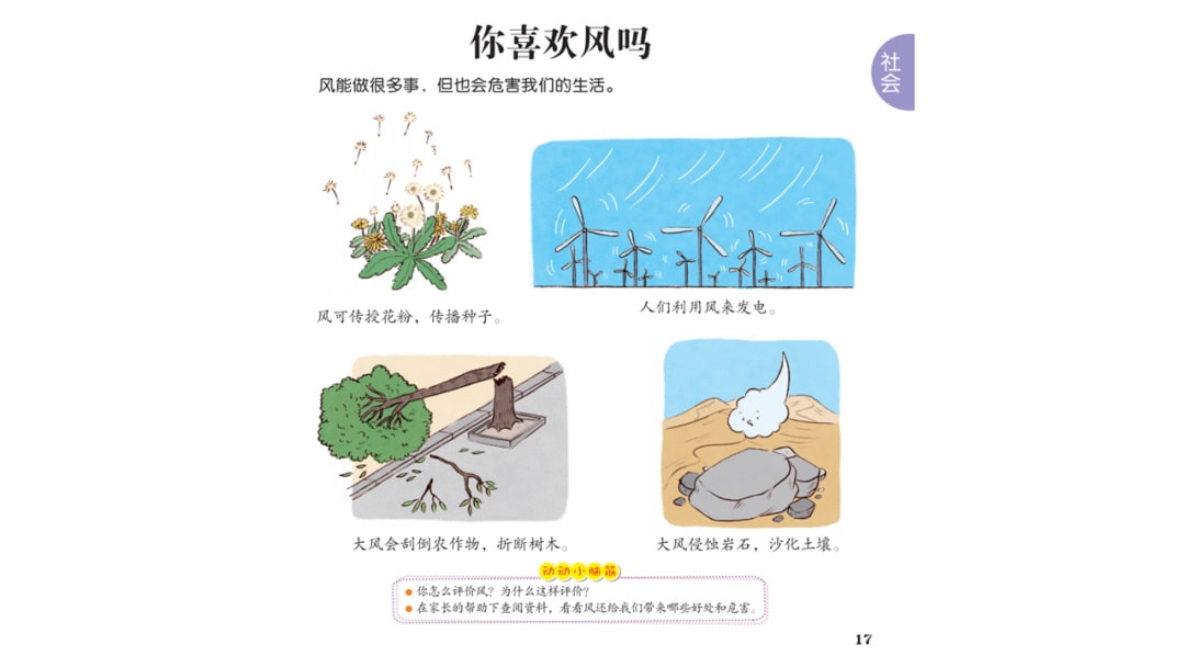 幼儿园大班社会教案：你喜欢风吗？