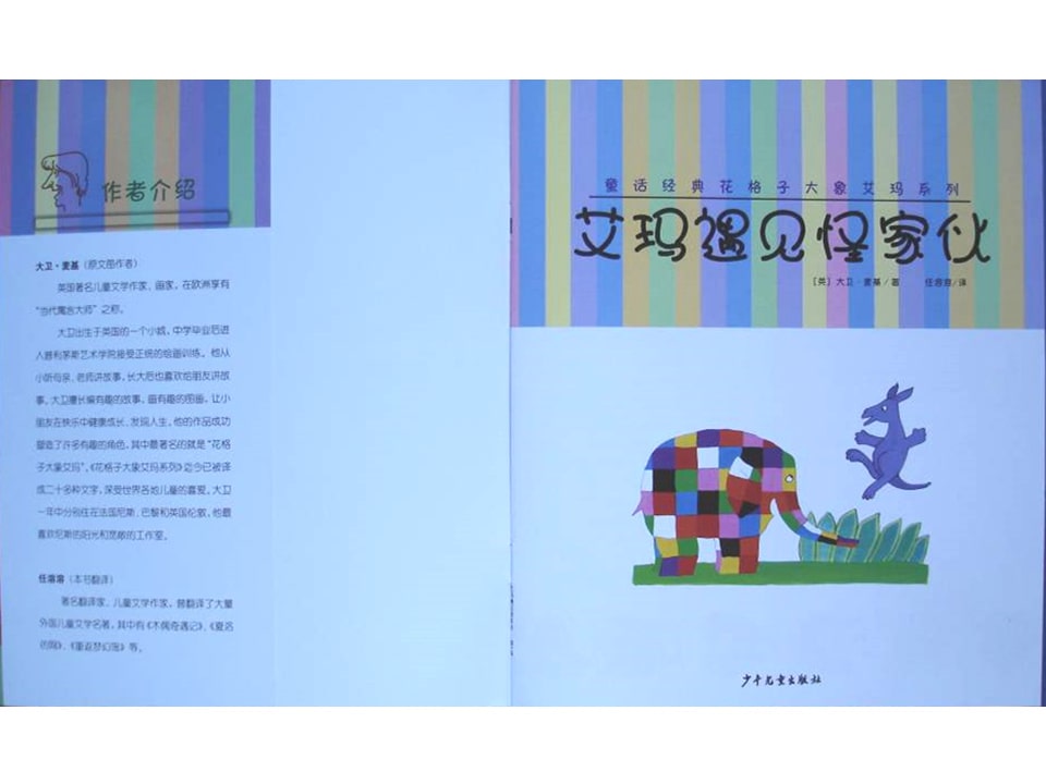 《花格子大象艾玛系列7-艾玛遇见怪家伙》