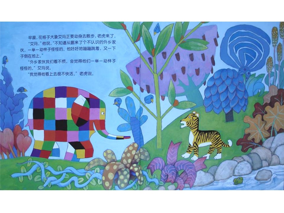 《花格子大象艾玛系列7-艾玛遇见怪家伙》