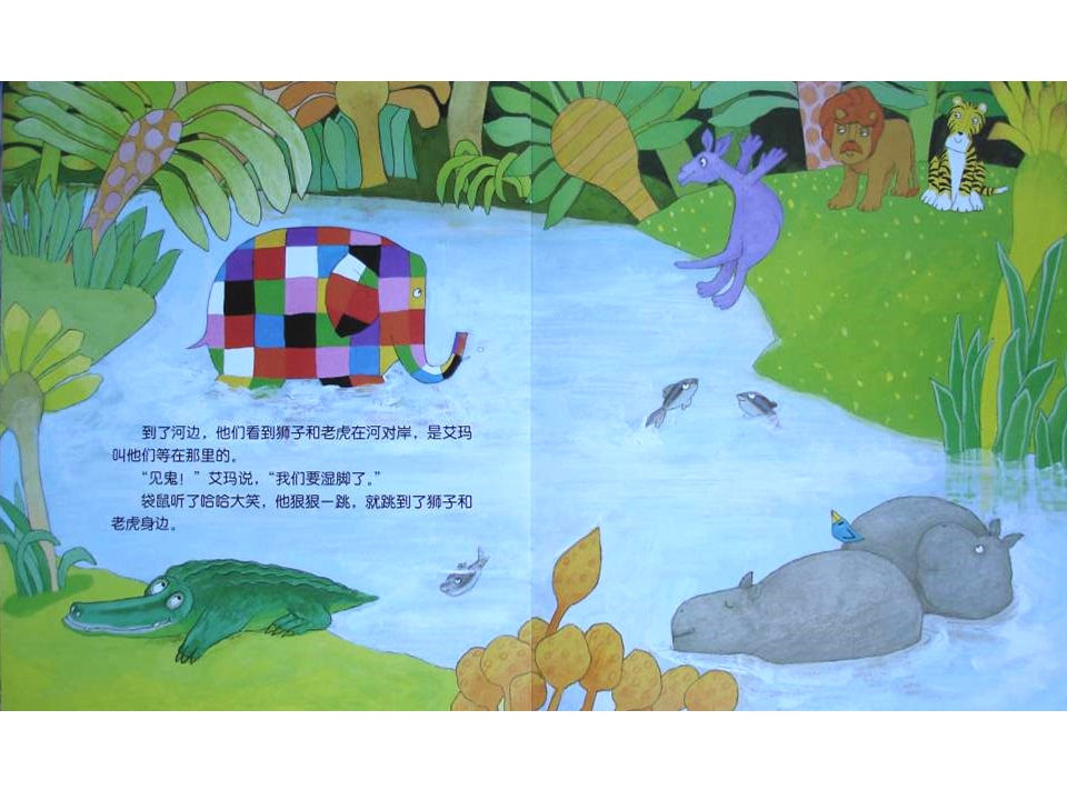 《花格子大象艾玛系列7-艾玛遇见怪家伙》