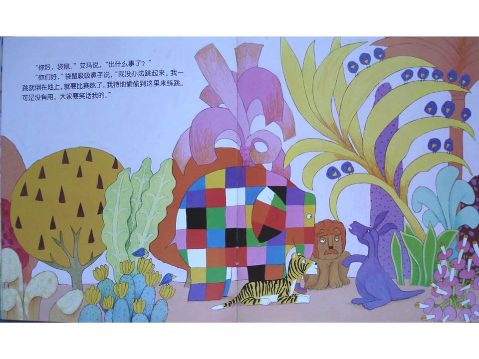 《花格子大象艾玛系列7-艾玛遇见怪家伙》