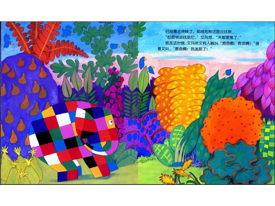 《花格子大象艾玛系列8-艾玛找回绒毛熊》