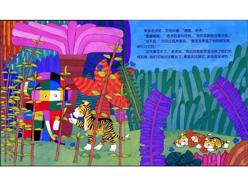 《花格子大象艾玛系列8-艾玛找回绒毛熊》