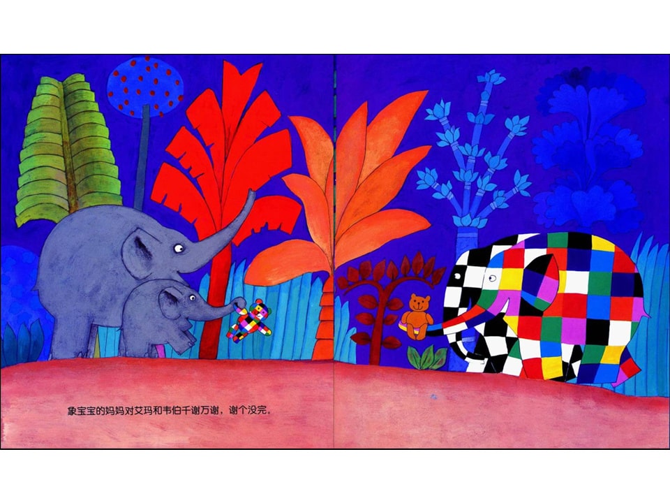 《花格子大象艾玛系列8-艾玛找回绒毛熊》