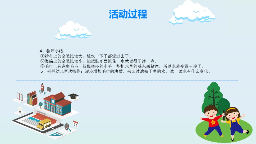 幼儿园大班科学教案：水污染