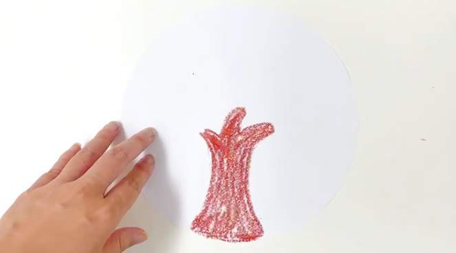 秋天的创意剪贴画大树