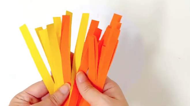 秋天的创意剪贴画大树