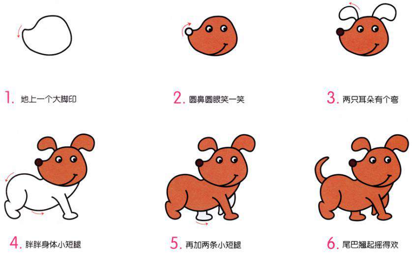 幼儿园动物简笔画教程