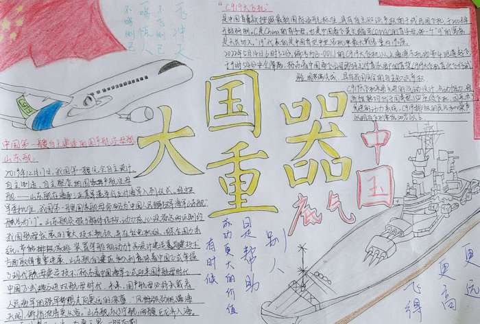 国之重器大国力量手抄报