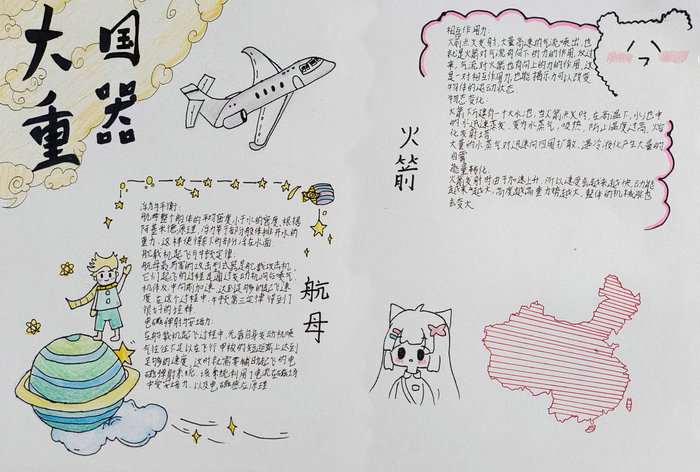 国之重器大国力量手抄报