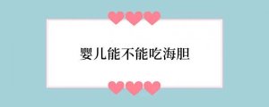 婴儿能不能吃海胆