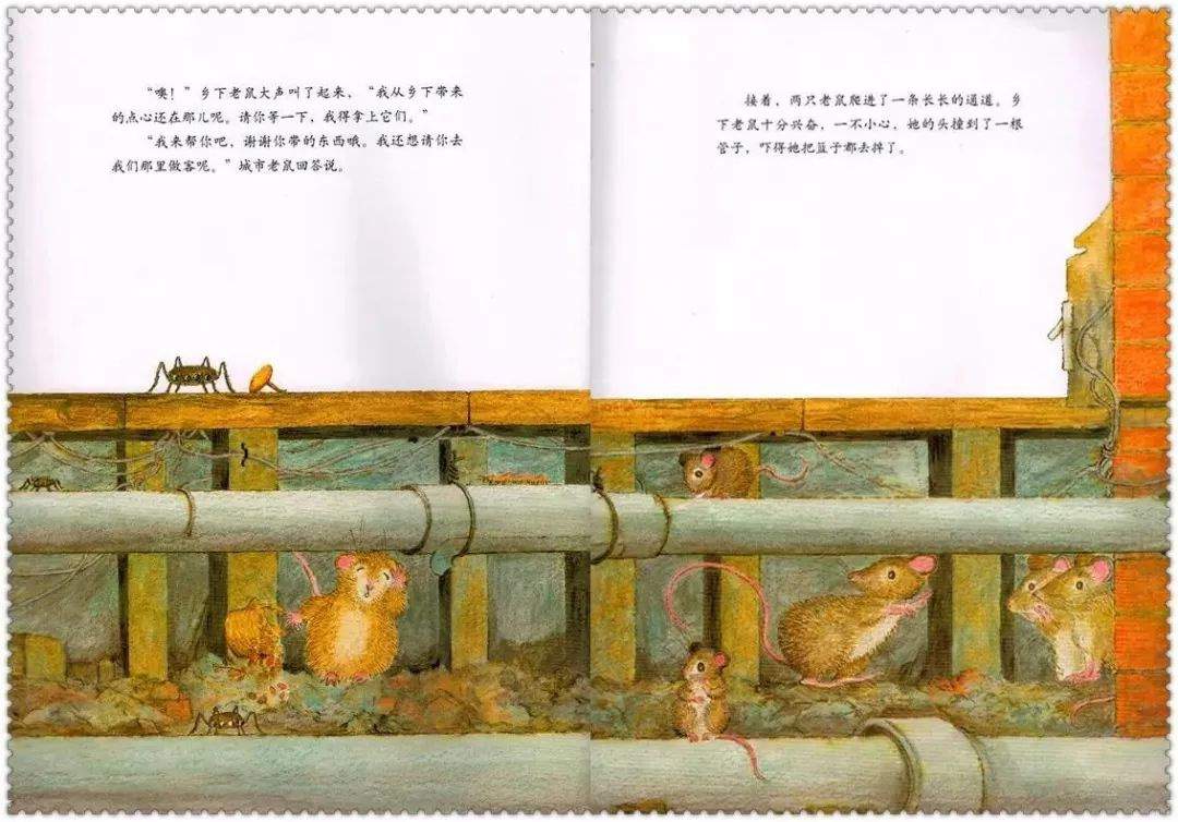 《海豚绘本花园2-城市老鼠和乡下老鼠》
