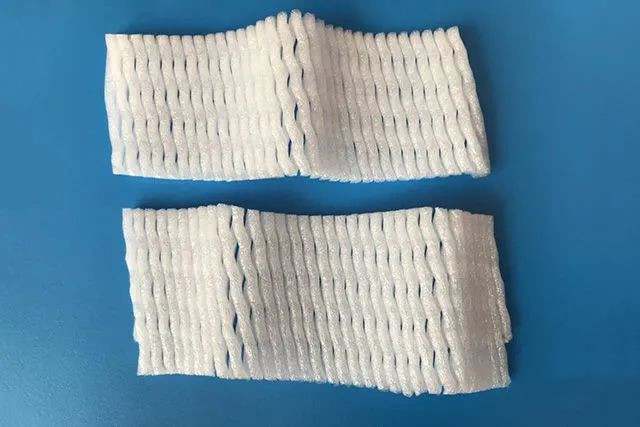 废物利用水果网套制作手工菊花