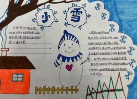 二十四节气小雪手抄报图片及内容（精选11张）