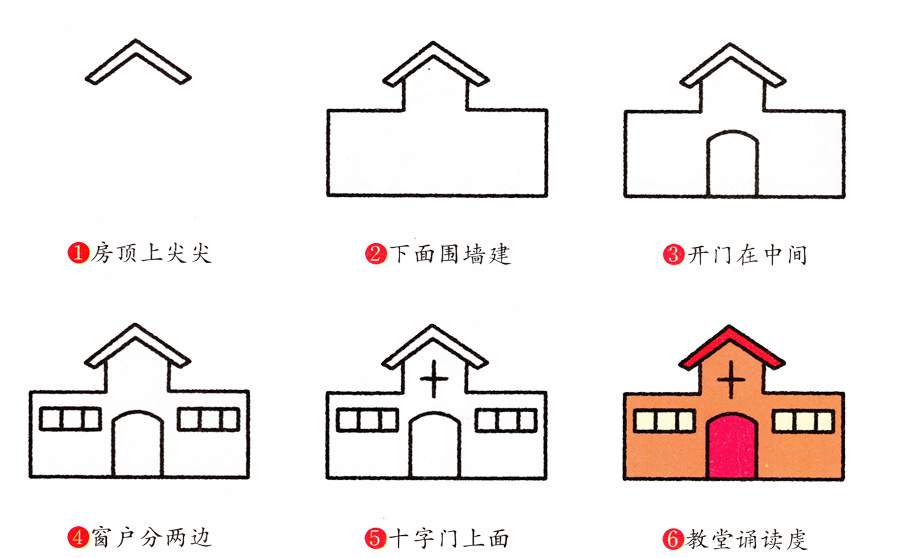 幼儿园景物简笔画教程