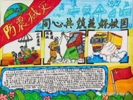 防震减灾手抄报图片简单漂亮（精选20张）