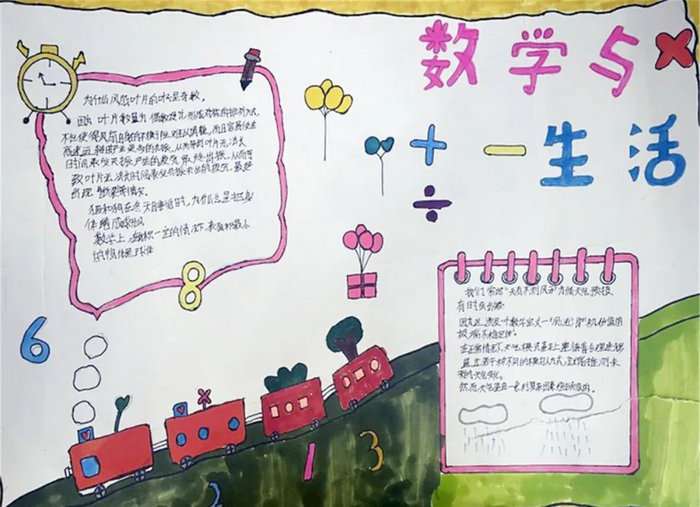 数学来源于生活手抄报