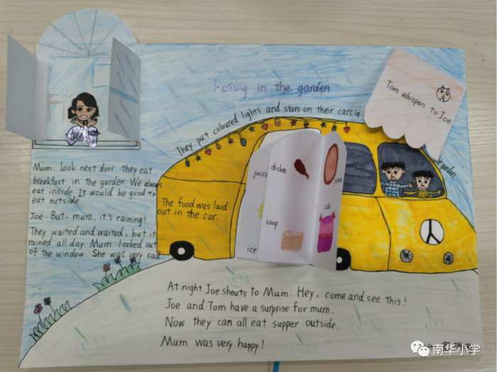 好看的四年级英语手抄报图片