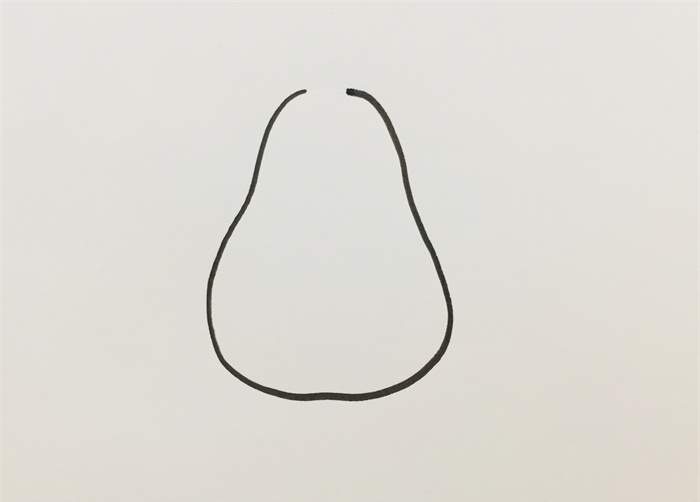 梨简笔画怎么画图片教程简单
