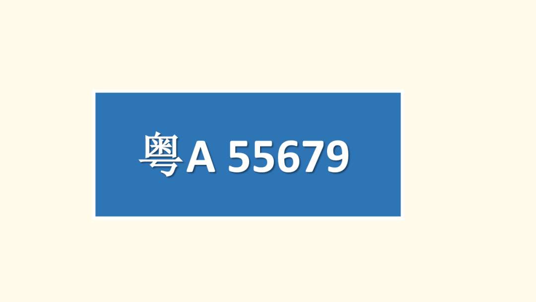 幼儿园大班科学教案：车牌的秘密