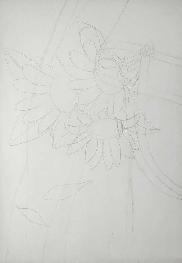 少儿美术课程《花与篮》